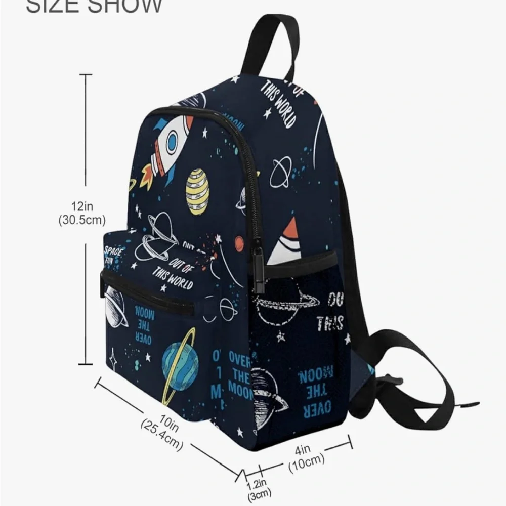Space-Themed Kids Backpack - Picture 9 of 12